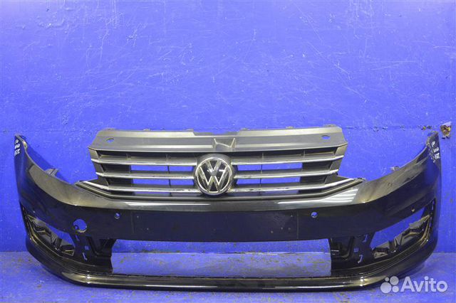 Бампер передний Volkswagen Polo 5 sedan 2015 Бампер передний Volkswagen Polo 5 sedan 2015
