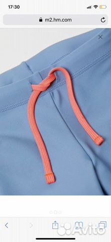 Новый купальный костюм HM upf50 р98