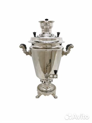 Самовар угольный, жаровой 5л форма 