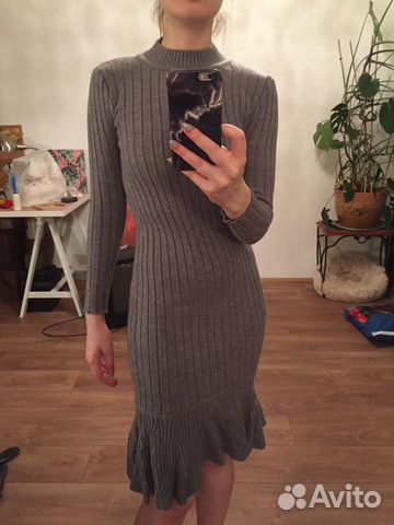 Платье трикотажное шерстяное в стиле I am fashion Платье трикотажное шерстяное в стиле I am fashion