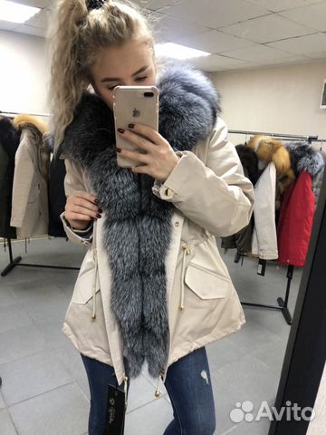 Парка меховая