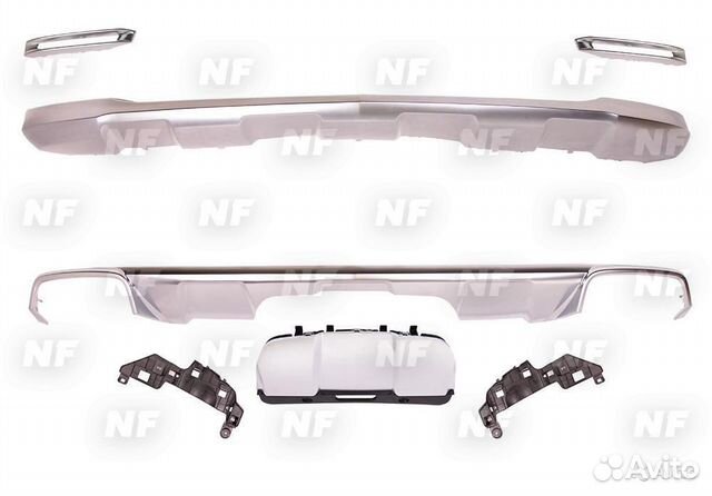 Диффузоры 63 AMG Mercedes GL X166