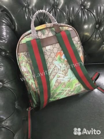 Рюкзак Gucci supreme 2018 collection 100 кожа