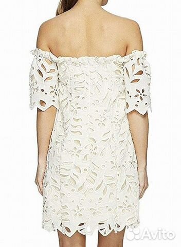 Кружевное романтичное платье с шитьем Eva Franco S