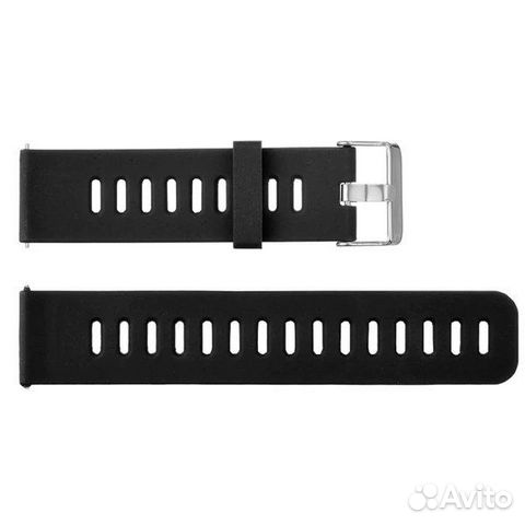 Силиконовый браслет для Amazfit GTR Black Силиконовый браслет для Amazfit GTR Black