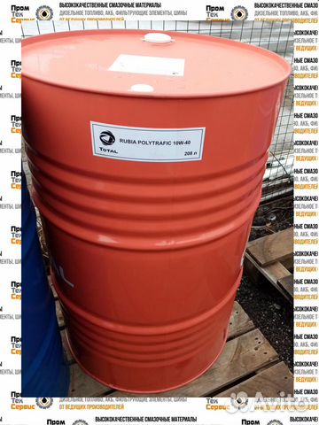 Моторное масло total Polytrafic 10W-40, 208 *105