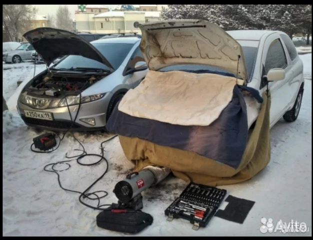 Отогрев авто от 500