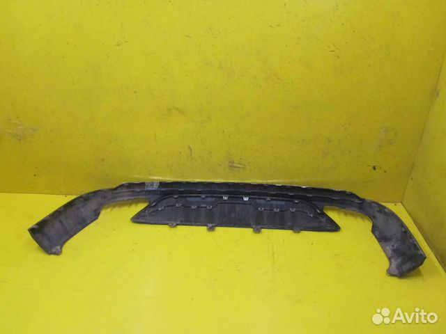 Юбка заднего бампера Mercedes GLE W166 (15-18)