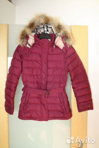 Пуховик Burberry оригинал 12-14 лет
