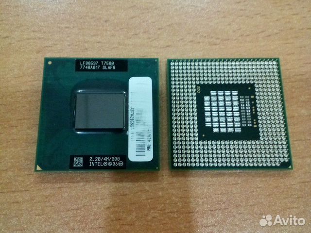 Процессор для ноутбука Intel T7200, T7500, T8100