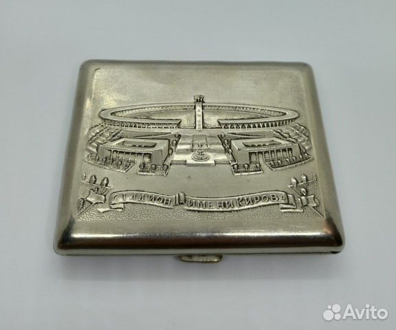 Портсигар Зенит 1950г. стадион им. С.М. Кирова