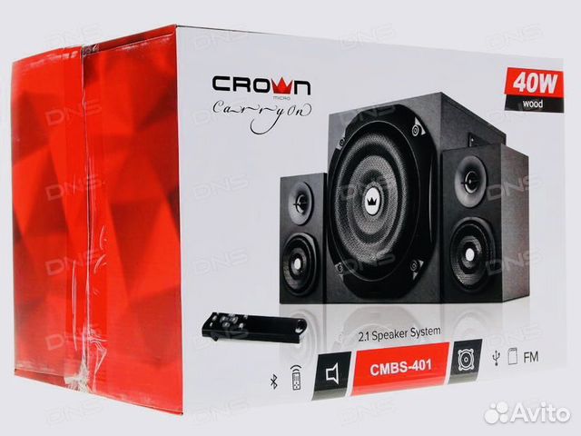 Акустическая система 2.1 crown cmbs-401 Акустическая система 2.1 crown cmbs-401