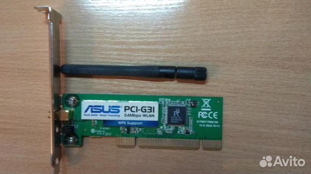 Wi-Fi адаптер asus PCI-G31