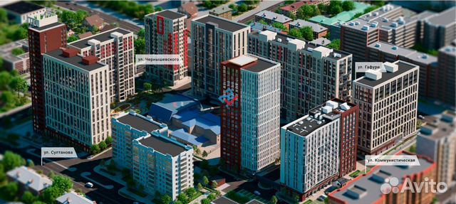 1-к квартира, 42.2 м², 5/25 эт. 1-к квартира, 42.2 м², 5/25 эт.