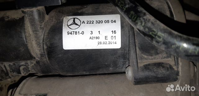 Компрессор пневмоподвески на mercedes w222 Компрессор пневмоподвески на mercedes w222