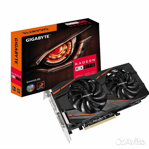 Новые Видеокарты GigaByte Radeon RX 570 Gaming 8G