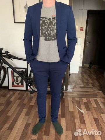 Мужской костюм Zara Slim-fit Мужской костюм Zara Slim-fit
