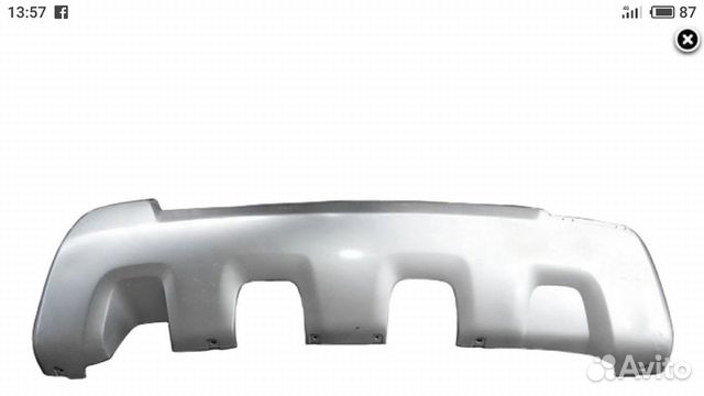 Накладка заднего бампера Renault Duster новая