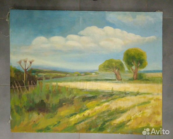 Картина большая пейзаж/масло/холст