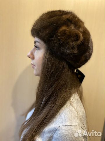 Шапка норка, натуральный мех Шапка норка, натуральный мех