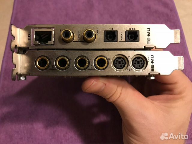 E mu 1212m pci звуковая карта