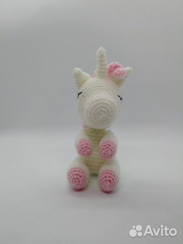 Вязаная игрушка Единорог Вязаная игрушка Единорог
