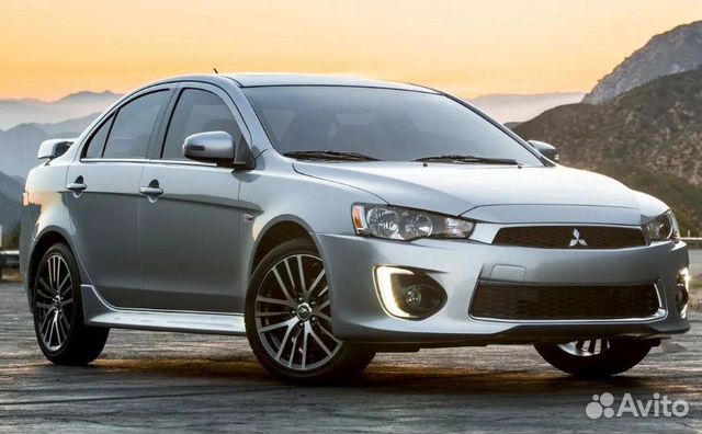 Mitsubishi lancer X бампер передний