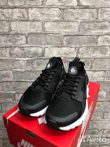 Кроссовки Nike Air Huarache Ultra Black/White Кроссовки Nike Air Huarache Ultra Black/White