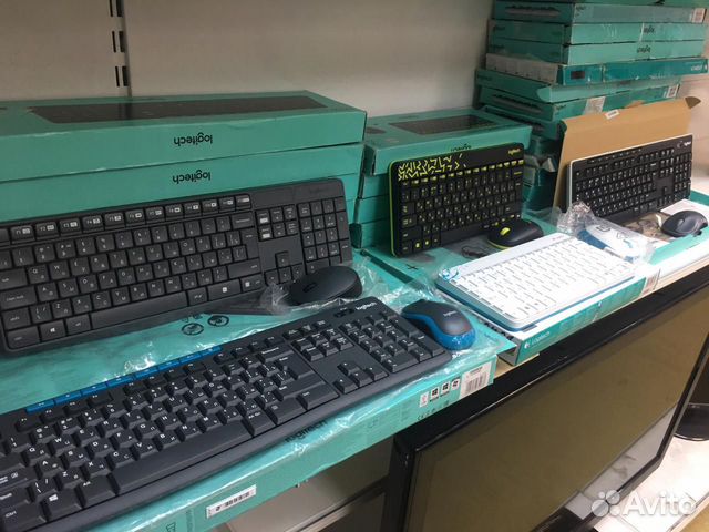 Клавиатура + мышь. logitechg. Беспроводные. Набор