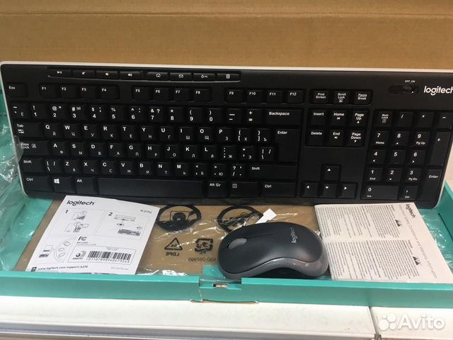 Клавиатура + мышь. logitechg. Беспроводные. Набор