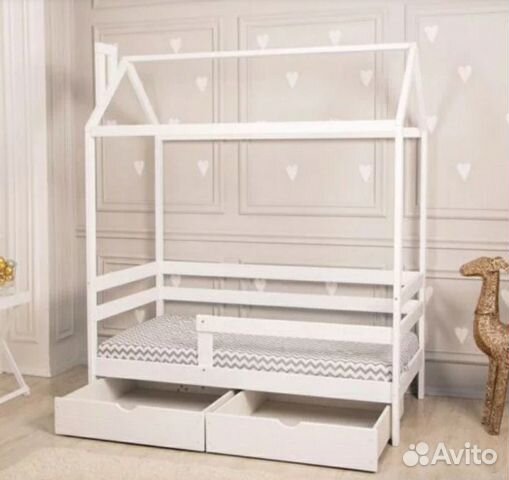 Кроватка детская в наличии Домик 