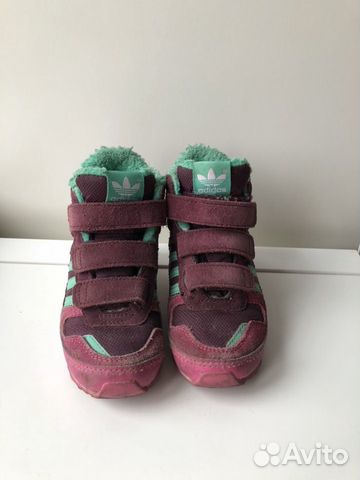 Кеды утеплённые adidas 24 размер