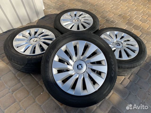 Диски оригинал VAG R16 5/112 + колпаки Skoda Диски оригинал VAG R16 5/112 + колпаки Skoda