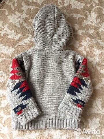 Кофта-текстильная куртка Zara, р.86