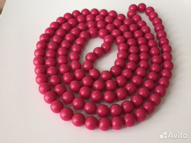 Бусы коралловые