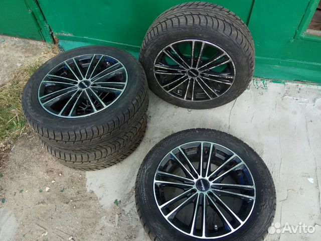 Диски r 15 4*100 4шт. с летней резиной goodyear gy