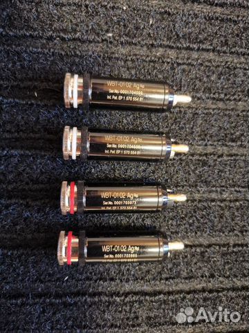 RCA рзъемы WBT 0102-Ag