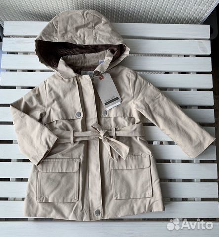 Плащ Zara Новый 92-98