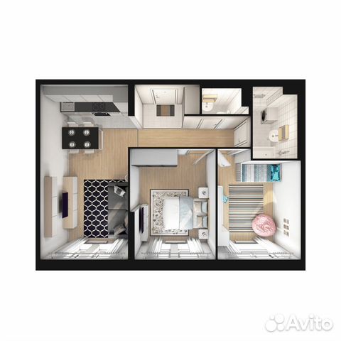 2-к квартира, 62.5 м², 4/33 эт.