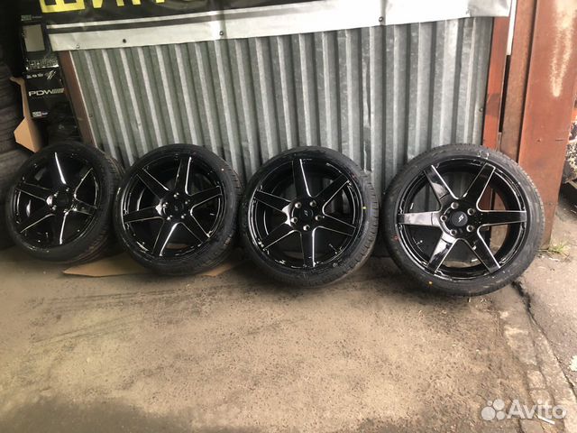 Комплект колес в сборе R18 Shogun A2 черные Комплект колес в сборе R18 Shogun A2 черные