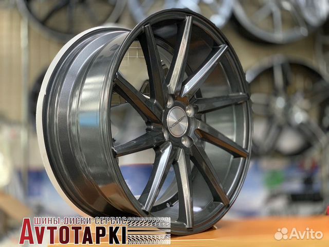 Диски R17 4x100 CVT vossen replica Gunmetal
