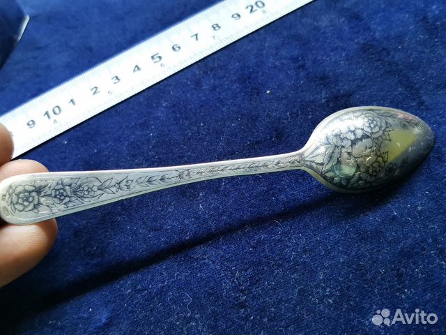 Серебряная чайная ложка Серебряная чайная ложка