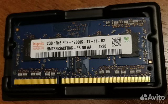 Оперативная память DDR3 2gb для ноутбука 1600MHz Оперативная память DDR3 2gb для ноутбука 1600MHz
