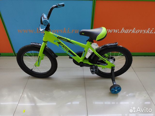 Велосипед novatrack lumen 16 зелёный