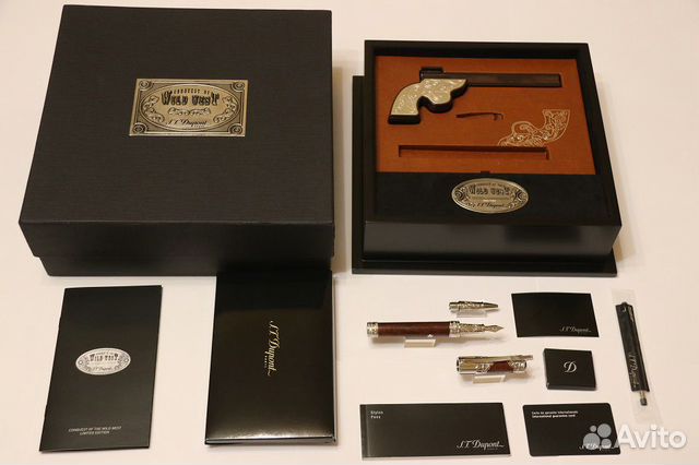 Перьевая + роллер S.T. Dupont Wild West Prestige