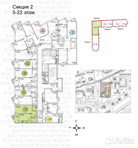 1-к квартира, 40 м², 7/22 эт. 1-к квартира, 40 м², 7/22 эт.