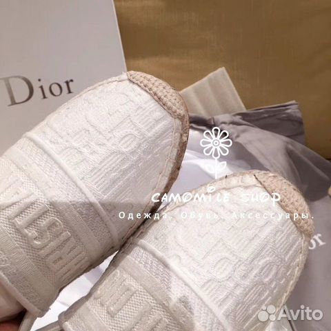 Эспадрильи Christian Dior (36-41) Luxe Эспадрильи Christian Dior (36-41) Luxe
