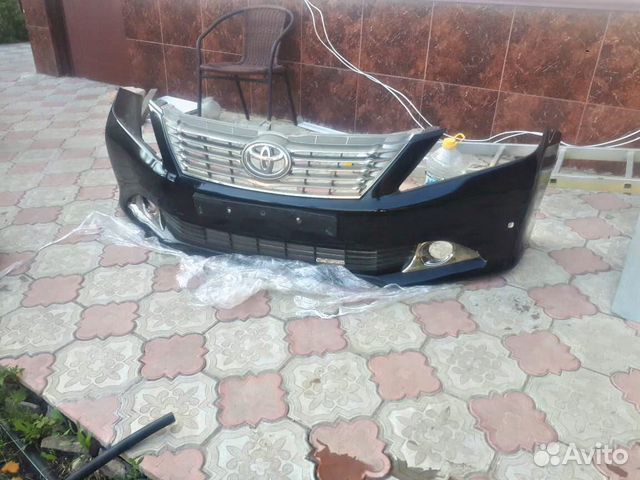 Бампер передний Camry 50 в сборе