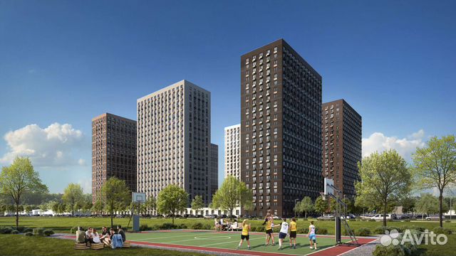 1-к квартира, 39.4 м², 2/25 эт. 1-к квартира, 39.4 м², 2/25 эт.