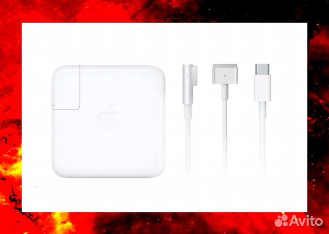 Зарядка для Macbook Air Pro Magsafe 1, 2 45/85/60W Зарядка для Macbook Air Pro Magsafe 1, 2 45/85/60W